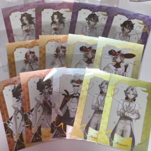 Personality 5: The Character Cafe Foil-Stamped Postcard Cheering Squad Lady Faur