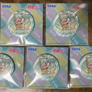 Magical Mirai 2024 Fluffy Puchi Plush Toy Can Badge Hatsune Miku 5-Piece Set F/S