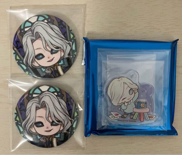 Personality V Joseph Can Badge Acrylic Keychain F/S-M501 from japan Rare  Good c