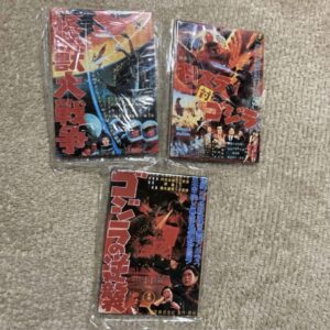 Godzilla/Movie Poster Magnet Set Monster F/S-M503 from japan Rare  Good conditio