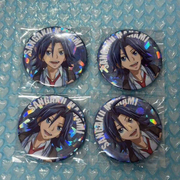 Yowamushi Pedal Yowa Pedda Manami Mountain Hologram Can Badge F/S-M501 from japa