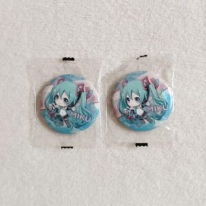 Hatsune Miku Magical Mirai Play Can Badge F/S-M501 from japan Rare  Good conditi