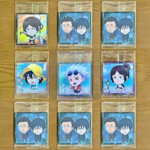 Jujutsu Kaisen Seal Wafer 6 Holes Shigure Fushiguro Jinji Tennai Riko Kuroi Misa