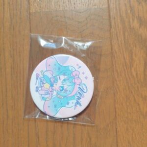 Can Badge Hatsune Miku F/S-M501 from japan Rare  Good condition