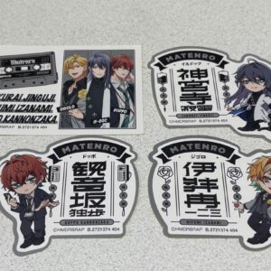 Hypnosis Microphone Matenoro Sticker F/S-M501 from japan Rare  Good condition