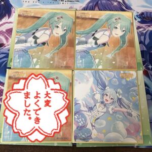 Project Seka Colored Paper Hatsune Miku F/S-M501 from japan Rare  Good condition