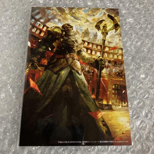 Overlord Exhibition Osaka Limited Postcard Ainz F/S-M501 from japan Rare  Good c