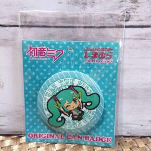 Hatsune Miku Shimamura Collaboration Can Badge F/S-M501 from japan Rare  Good co