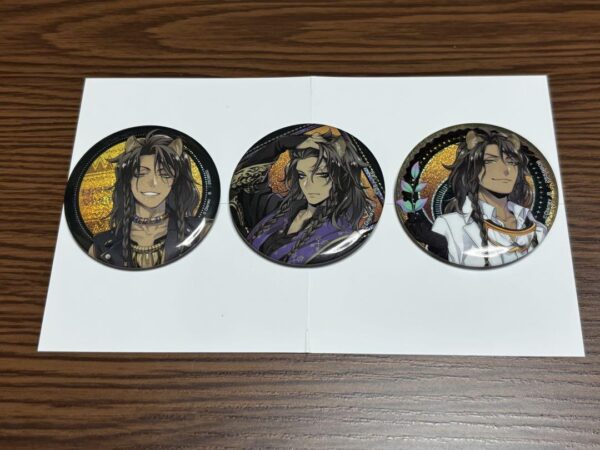 Twisted Wonderland Leona Kings Color Can Badge F/S-M503 from japan Rare  Good co