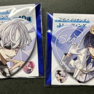 Tokyo Aliens Tenkubashi Sho Amemiya Reiji Heart-Shaped Can Badge F/S-M501 from j
