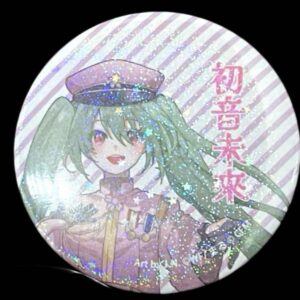 Magical Mirai 2024 Senbonzakura Exhibition Glitter Can Badge Hatsune Miku F/S-M5