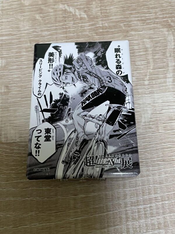 Yowamushi Pedal Exhibition Todo Jinpachi Can Badge F/S-M501 from japan Rare  Goo
