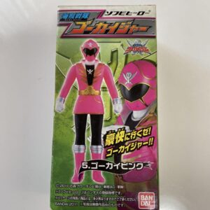 Soft Vinyl Hero Pirate Sentai Gokaiger Gokai Pink F/S-M503 from japan Rare  Good