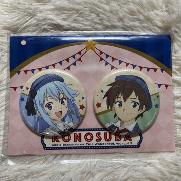 Blessings On This Wonderful World Can Badge Set Animejapan F/S-M503 from japan R