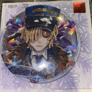 Identity V Personality 5 Gravekeeper Ice Land Can Badge F/S-M501 from japan Rare
