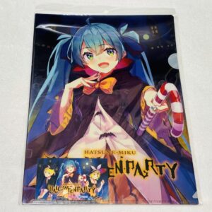 Hatsune Miku Halloween Party Clear File F/S-M501 from japan Rare  Good condition
