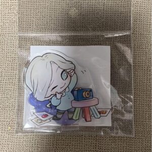Personality 5 Photographer Acrylic Stand F/S-M501 from japan Rare  Good conditio
