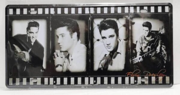 Elvis Presley Rock Tin Signboard Iron Metal Plate F/S-M501 from japan Rare  Good