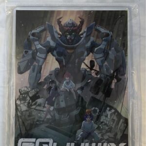 Gquuuuux Movie Key Visual Acrylic Stand Zeke Axe Gundam F/S-M503 from japan Rare