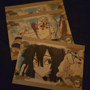 Demon Slayer: Kimetsu No Yaiba Ufotable Cafe Placemat Uzui Tengen Iguro Obanai F