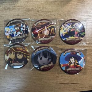 Blessings On This Wonderful World Megumin Can Badge F/S-M503 from japan Rare  Go