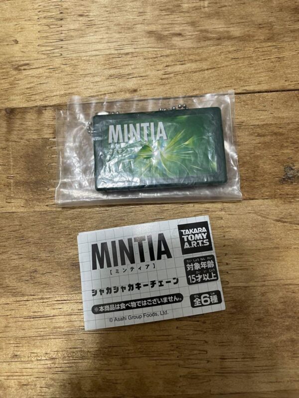 Gacha Mintia Shaka Keychain Catechin Mint F/S-M503 from japan Rare  Good conditi