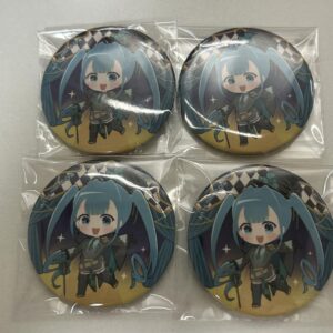 Enjoy Osaka Can Badge Hatsune Miku Black Circus F/S-M501 from japan Rare  Good c