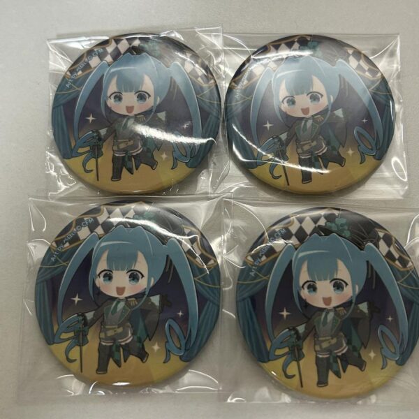 Enjoy Osaka Can Badge Hatsune Miku Black Circus F/S-M501 from japan Rare  Good c