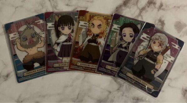 Demon Slayer: Kimetsu No Yaiba Stained Glass Card 2 F/S-M501 from japan Rare  Go