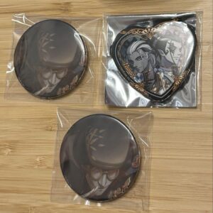 Personality 5: Black And White Impermanence Can Badge Valentine'S Day Sweet Para
