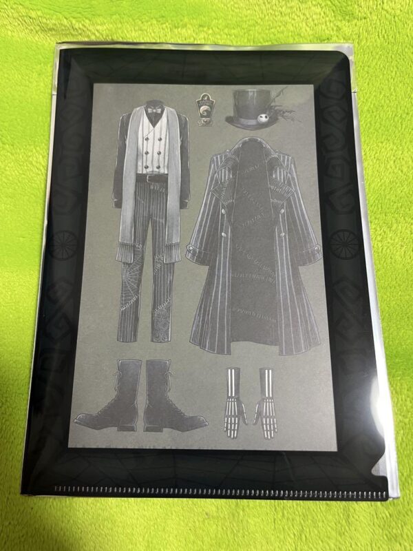 Twisted Wonderland Nightmare Halloween Costume Sticker Clear File Sebeku F/S-M50