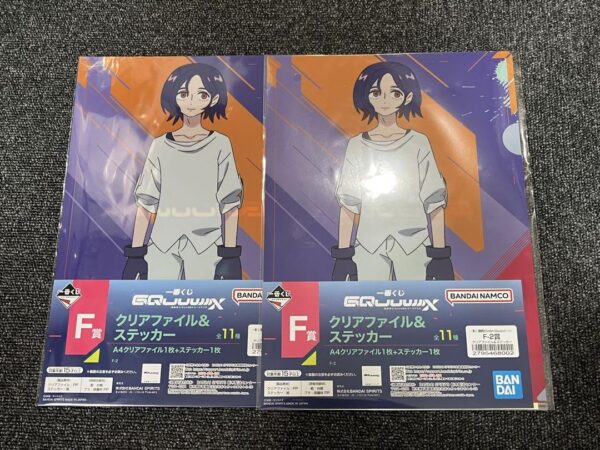 Gundam Zeke Axe Ichibankuji F Prize Shuji Clear File Sticker F/S-M503 from japan