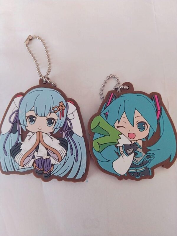 Hatsune Miku Yuki Play Rubber Mascot F/S-M501 from japan Rare  Good condition