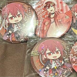Urashima Sakata Fune Ahono Can Badge F/S-M501 from japan Rare  Good condition