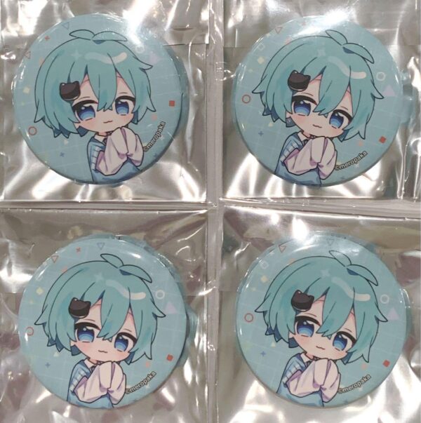 Melonpaka Soraneko Can Badge 4 Pieces F/S-M501 from japan Rare  Good condition