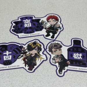 Hypnosis Microphone Bad Ass Temple Sticker F/S-M501 from japan Rare  Good condit