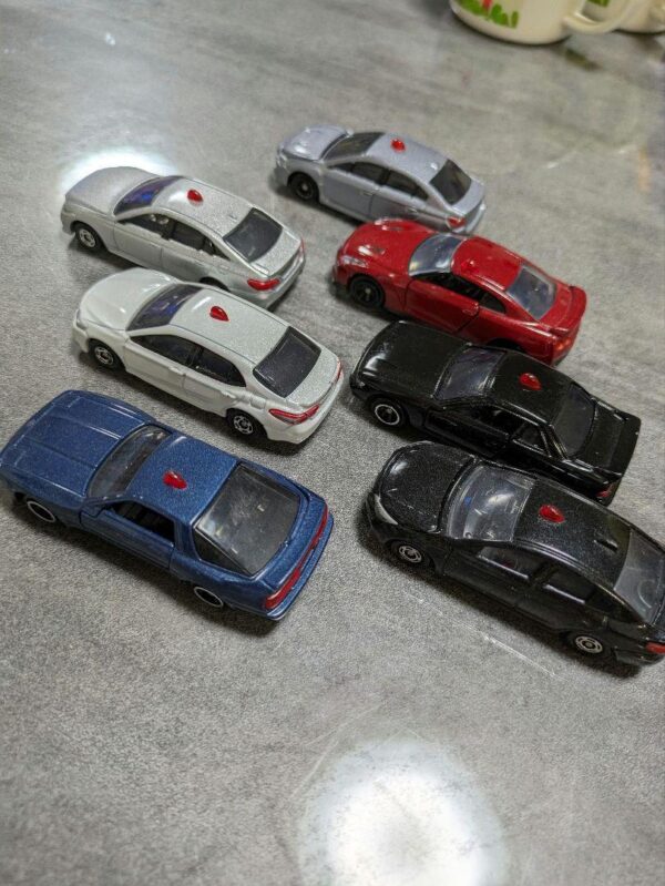 Tomica Masked Police Car Set Of 7 F/S-M501 from japan Rare  Good condition