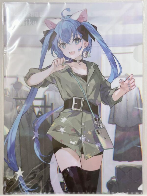 Project Seka Zozotown Clear File Wandasho Hatsune Miku F/S-M501 from japan Rare