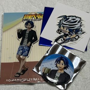 Yowamushi Pedal E-Diner Acrylic Stand Can Badge Hakone Gakuen Manami Yamagaku F/