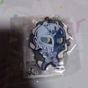 Jojo'S Bizarre Adventure Rubber Strap Gacha Silver Chariots F/S-M503 from japan
