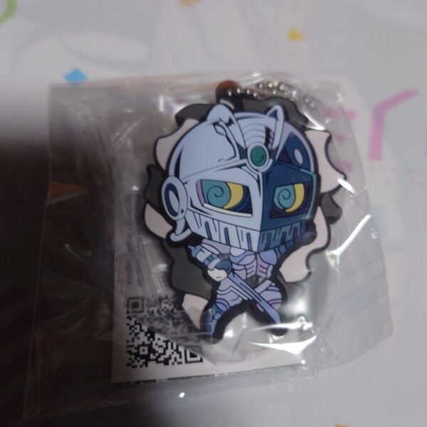 Jojo'S Bizarre Adventure Rubber Strap Gacha Silver Chariots F/S-M503 from japan