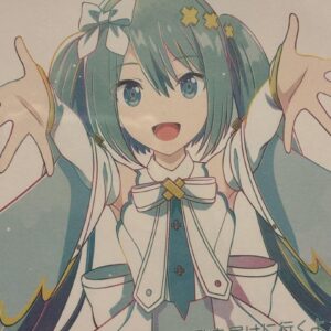 Hatsune Miku Batsu Color Paper Admission Bonus Movie Project Seka F/S-M501 from