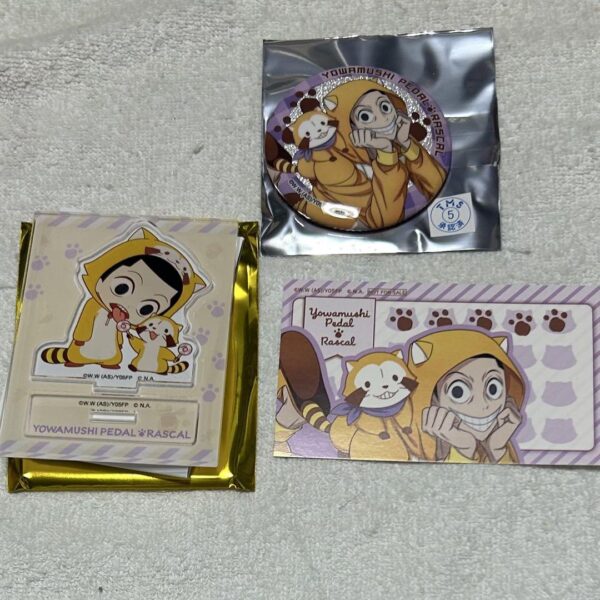 Yowamushi Pedal Rascal Can Badge Goods Set Kyoto Fushimi Midosuji Sho F/S-M501 f