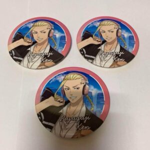 Ryuguji Ken Draken Tokyo Revengers Happiness Can Badge F/S-M501 from japan Rare