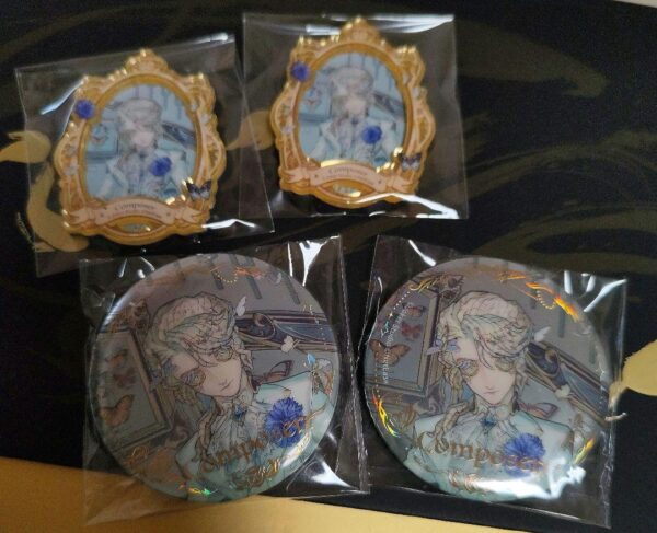 Personality 5: China-Only Specimen Gallery Can Badge Magnet Composer F/S-M501 fr
