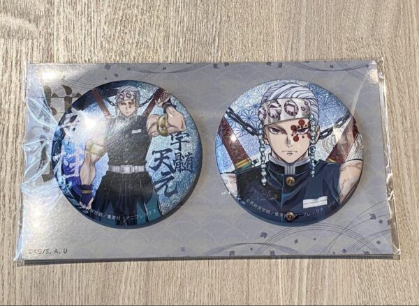 Pillar Exhibition Kv Key Visual Can Badge Set Uzui Tengen F/S-M501 from japan Ra