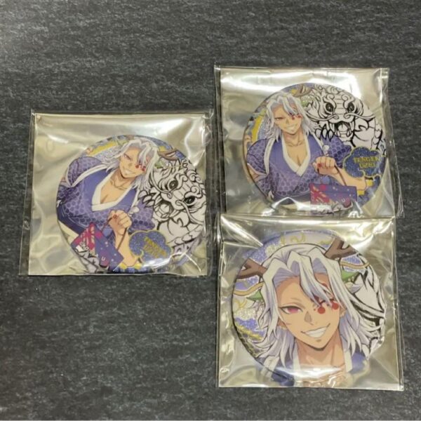 Demon Slayer: Kimetsu No Yaiba Year Of The Dragon Uzui Tengen Can Badge 3-Piece