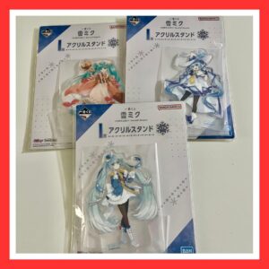 Hatsune Miku Ichibankuji Acrylic Stand Set F/S-M501 from japan Rare  Good condit