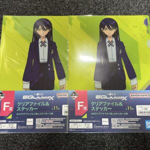 Gundam Zeke Axe Ichibankuji F Prize Nyaan Clear File Sticker F/S-M503 from japan
