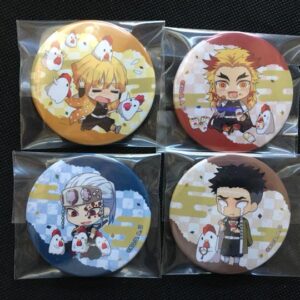 Demon Slayer Lawson Collaboration Can Badge F/S-M501 from japan Rare  Good condi